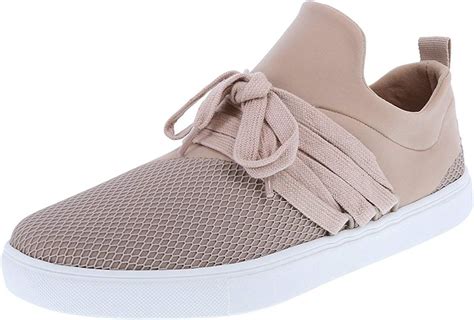 Amazon.com | Brash Women's Blush Women's Drea Lace-Up Sneaker 9 Regular | Fashion Sneakers ...