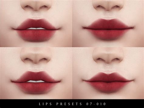 Sims 4 Cc Lips Preset Pack | Lipstutorial.org