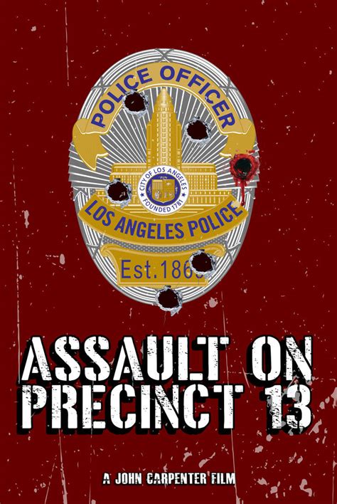 Assault On Precinct 13 (1976) Minimalist Poster by FearOfTheBlackWolf ...