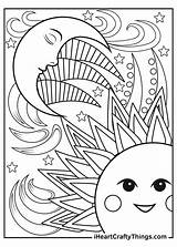 Sun And Moon Coloring Pages Updated 2021 sketch template