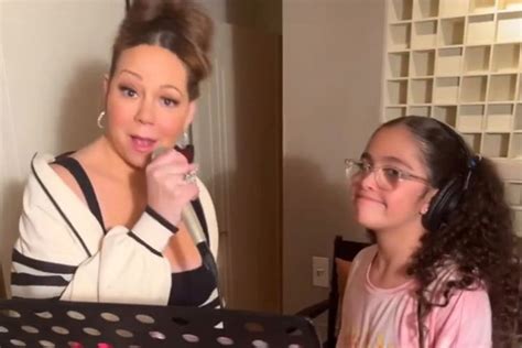 Mariah Carey Pretends to Crash Daughter's Vocal Practice: Watch