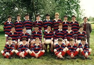 Junior Rugby Team, 1985-1986. | Back Row: D.O'Mahony, B.Fole… | Flickr