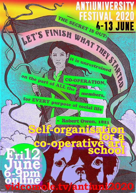Self-organisation for a co-operative art school – Antiuniversity Now! 2020 | sophia kosmaoglou