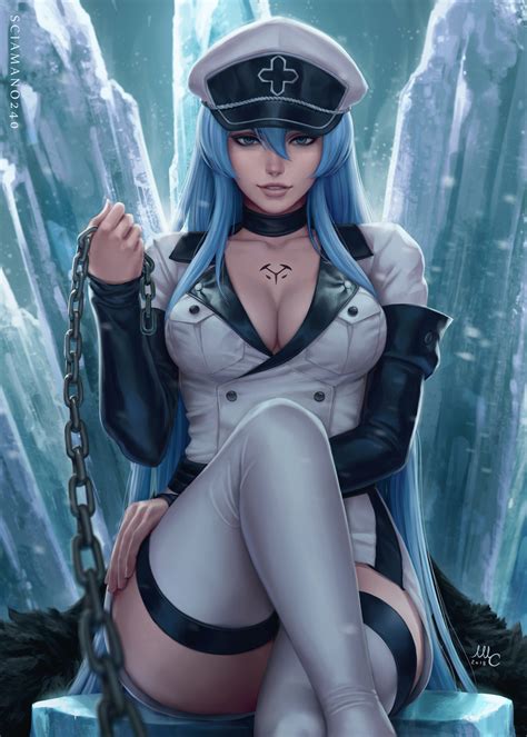 Wallpaper : Esdeath Akame Ga Kill, Akame ga Kill, anime girls, women ...