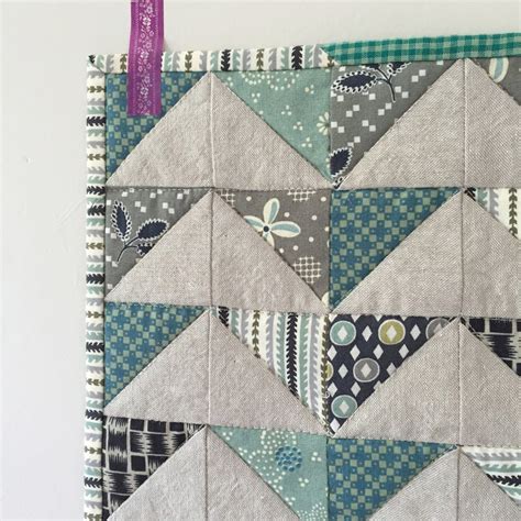 Hope Valley Mini Flying Geese Quilt (lovely Modern Flying Geese Quilt Pattern #6) | Flying geese ...