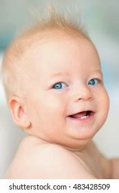 Baby Boy Blue Eyes Portrait Stock Photo 483428509 | Shutterstock