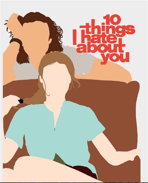 10 Things I Hate About You Movie Poster Resin Coaster | Etsy