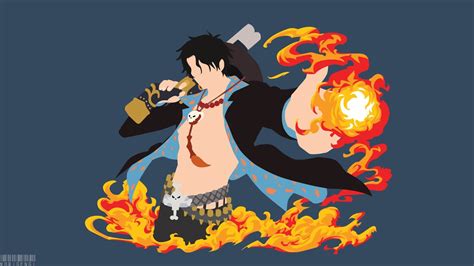 [PC] Portgas D Ace | Animasi, Ilustrasi karakter, Wallpaper anime