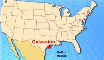 Galveston Island Texas - Location