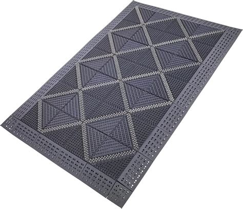 Amazon.com: AGHITG Outdoor Rubber Mats with Drainage, Rubber Drainage ...