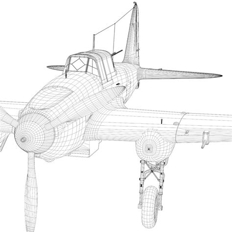 ilyushin il 2 shturmovik 3d lwo | 3d model, Skull art, Vintage airplanes