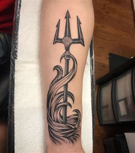 Trident poseidon tattoo - lonestarvirt