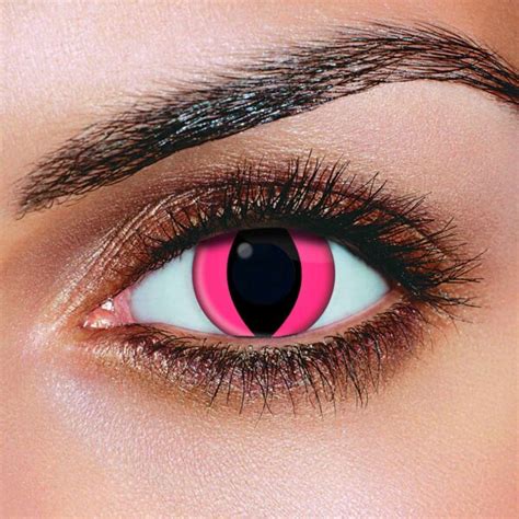 Pink Cat Eye Contact Lenses - 2eyes