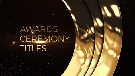 Awards Ceremony Titles - After Effects Templates | Motion Array