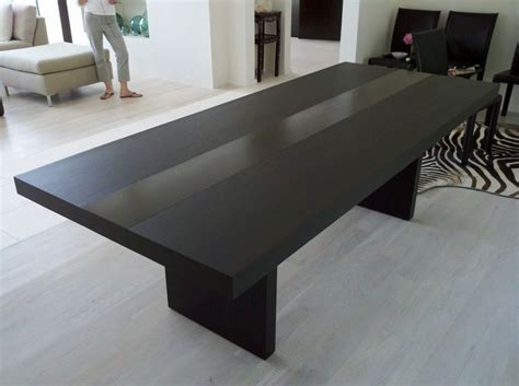 Modern Dining Table | Black wood dining table, Modern kitchen tables, Dining table black
