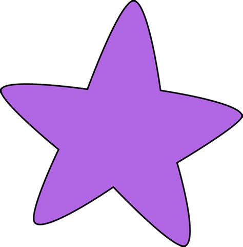 Purple Star Border Clip Art