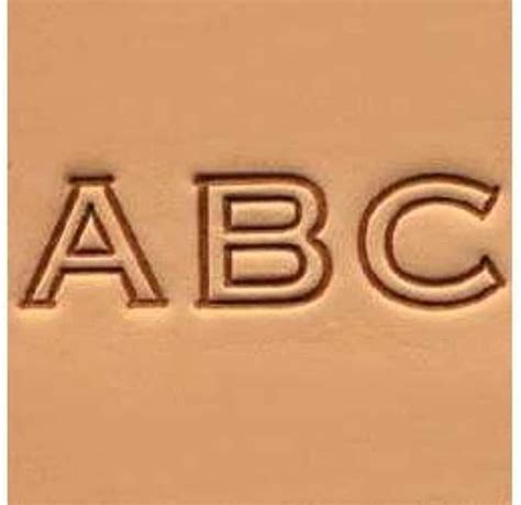 Amazon.com: leather stamping alphabet