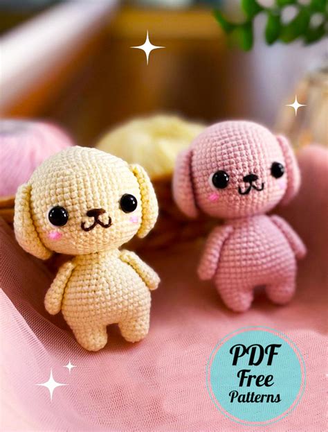 Crochet Cute Puppy Amigurumi PDF Free Pattern - Amigurumiday