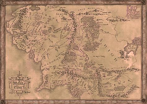 Isengard Middle Earth Map - Brande Susannah