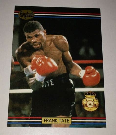 1991 Ringlords FRANK TATE #18 boxing card ~ F1 | eBay