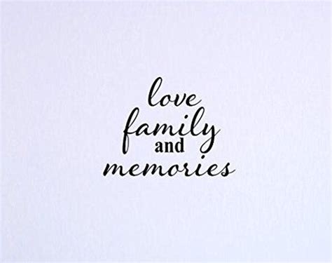 Design with Vinyl Top Selling Decals Love Family and Memories Wall Art | Memory wall, Wall ...