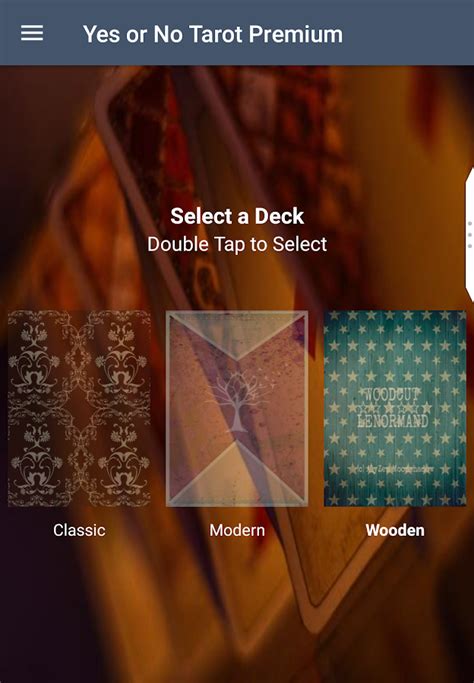 Yes or No Tarot Card reading - Free Version - Android Apps on Google Play