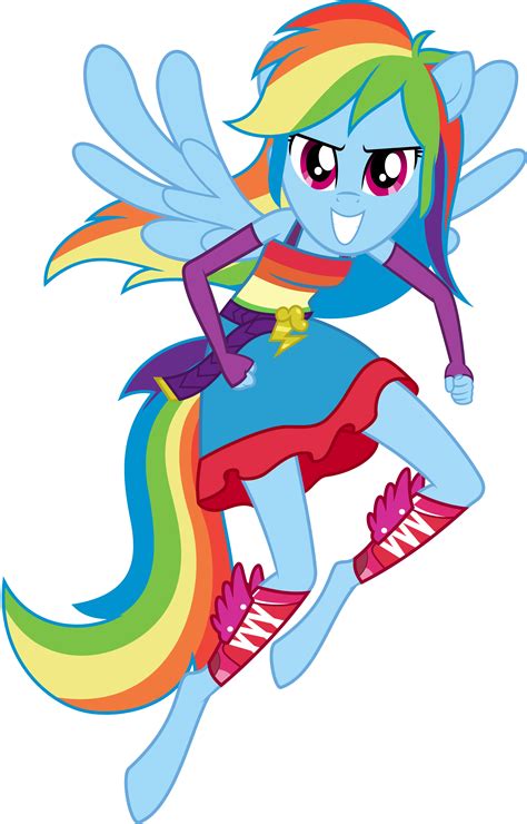 Rainbow Dash (Full Anthro) 200th deviation! by Ambassad0r on DeviantArt