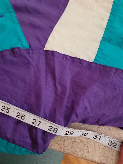 Vintage RANGER BOATS vintage jacket turquoise purple … - Gem