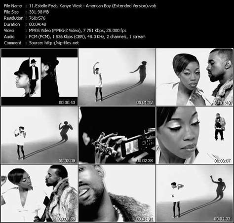 Estelle Feat. Kanye West «American Boy (Extended Version)» VOB File