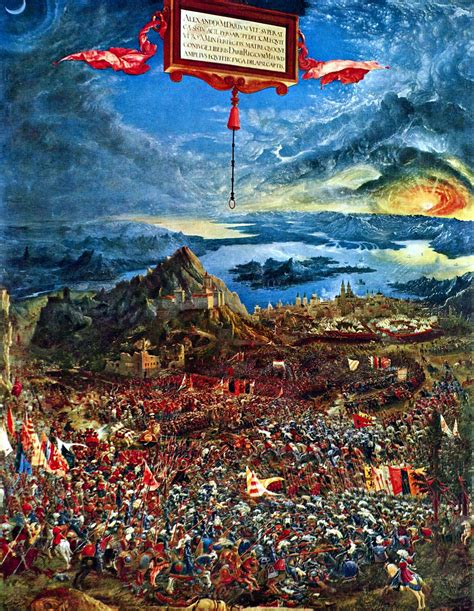 Albrecht Altdorfer, 1529 | Battle of issus, Great paintings, Alexander ...