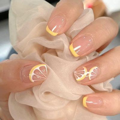 Temu | Explore the Latest Clothing, Beauty, Home, Jewelry & More | Simple nails, Lemon nails ...