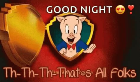 Thats All Folks Goodnight GIF - ThatsAllFolks Goodnight LooneyTunes - Discover & Share GIFs