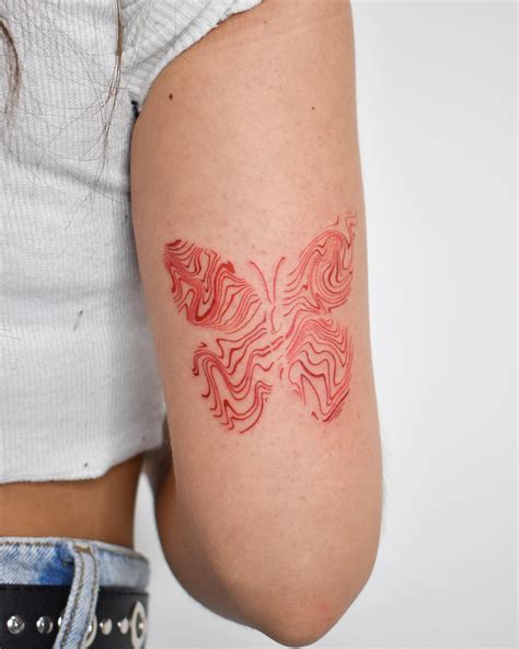 46 Red Butterfly Tattoo Designs with Meanings That Will Amaze You