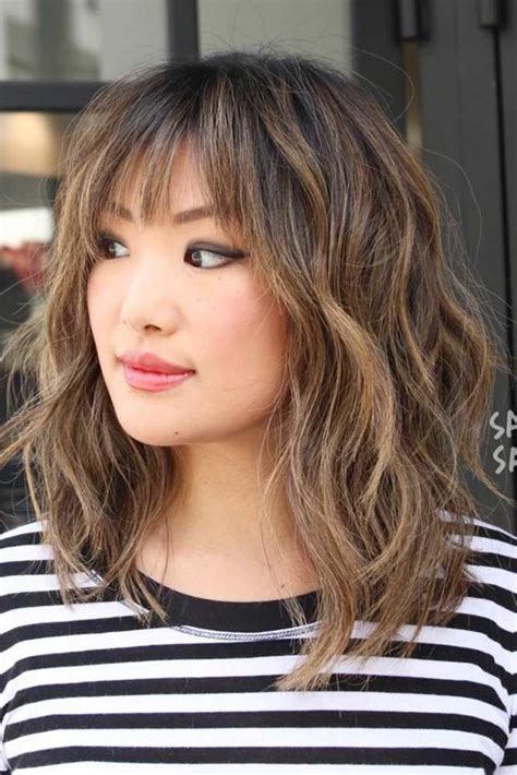 Medium length hairstyles with short bangs | hairstyles6d