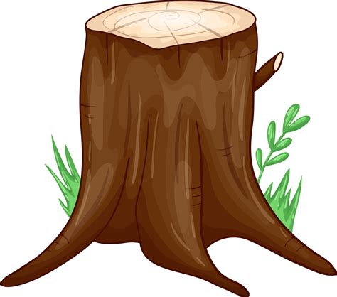 Tree stump clipart design illustration 9380432 PNG