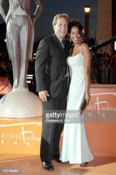 Khandi Alexander and husband arrive at the Roma Fiction Fest 2010... News Photo - Getty Images