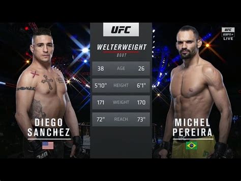 Diego Sanchez vs Pereira full fight video HL UFC Fight Night 167