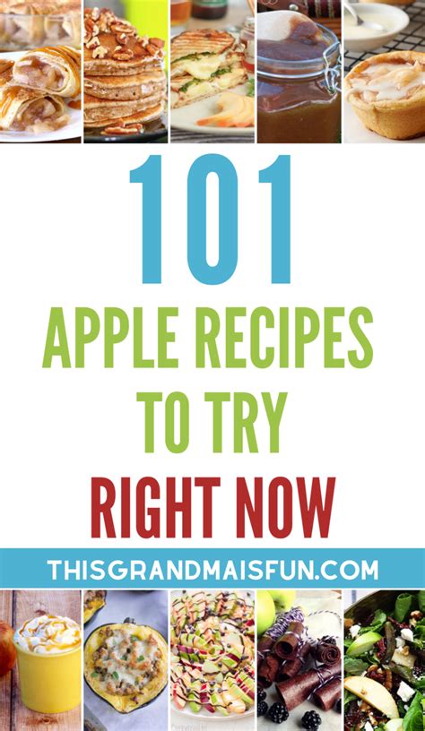 101 Apple Recipes to Try Right Now - TGIF - This Grandma is Fun