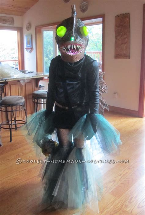 Ferocious Female Angler Fish Costume DIY for an 11-Year-Old