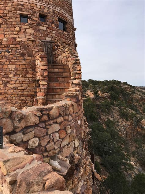 Desert View Watchtower On The Grand Canyon's South Rim