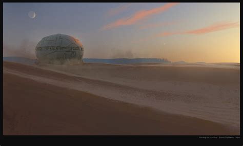 ArtStation - Dune Fan Art - No-ship on Arrakis