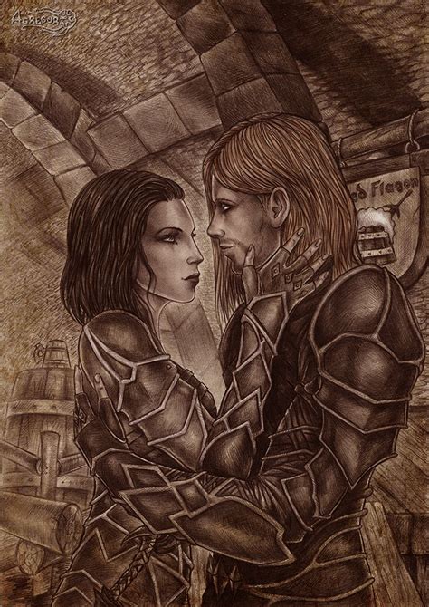 Skyrim_Rehani and Brynjolf by Agregor on deviantART | Skyrim, Skyrim fanart, Elder scrolls games