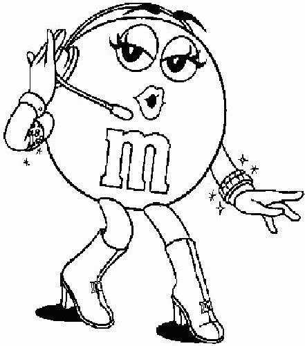 Printable M&m Coloring Pages 26638, - Bestofcoloring.com - Coloring ...