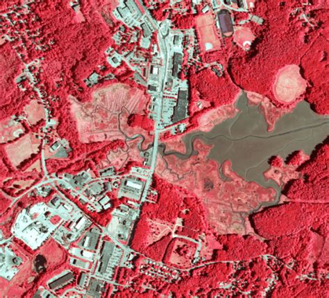 False Color Aerial Imagery of Portsmouth, New Hampshire - 2013 | Soar