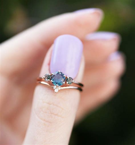 Alexandrite Engagement Ring Round Alexandrite Ring 14k Gold - Etsy Canada in 2022 | Alexandrite ...