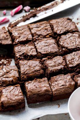 Candy Cane Fudge Brownies