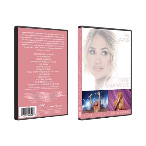 My Savior: LIVE From The Ryman DVD – Carrie Underwood Online Store