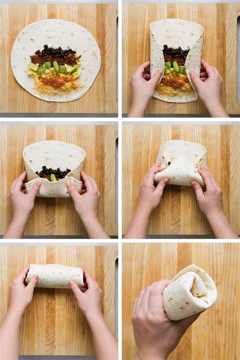 How to Fold a Burrito So None of Your Filling Falls Out | Healthy food recipes clean eating ...