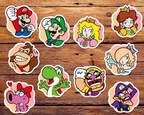 Mario Party Superstars Yes Set of 10 Stickers Vinyl Stickers - Etsy