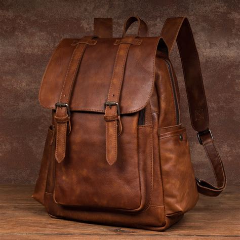 Travel Backpacks Handmade Leather Backpack Men Backpack – Unihandmade